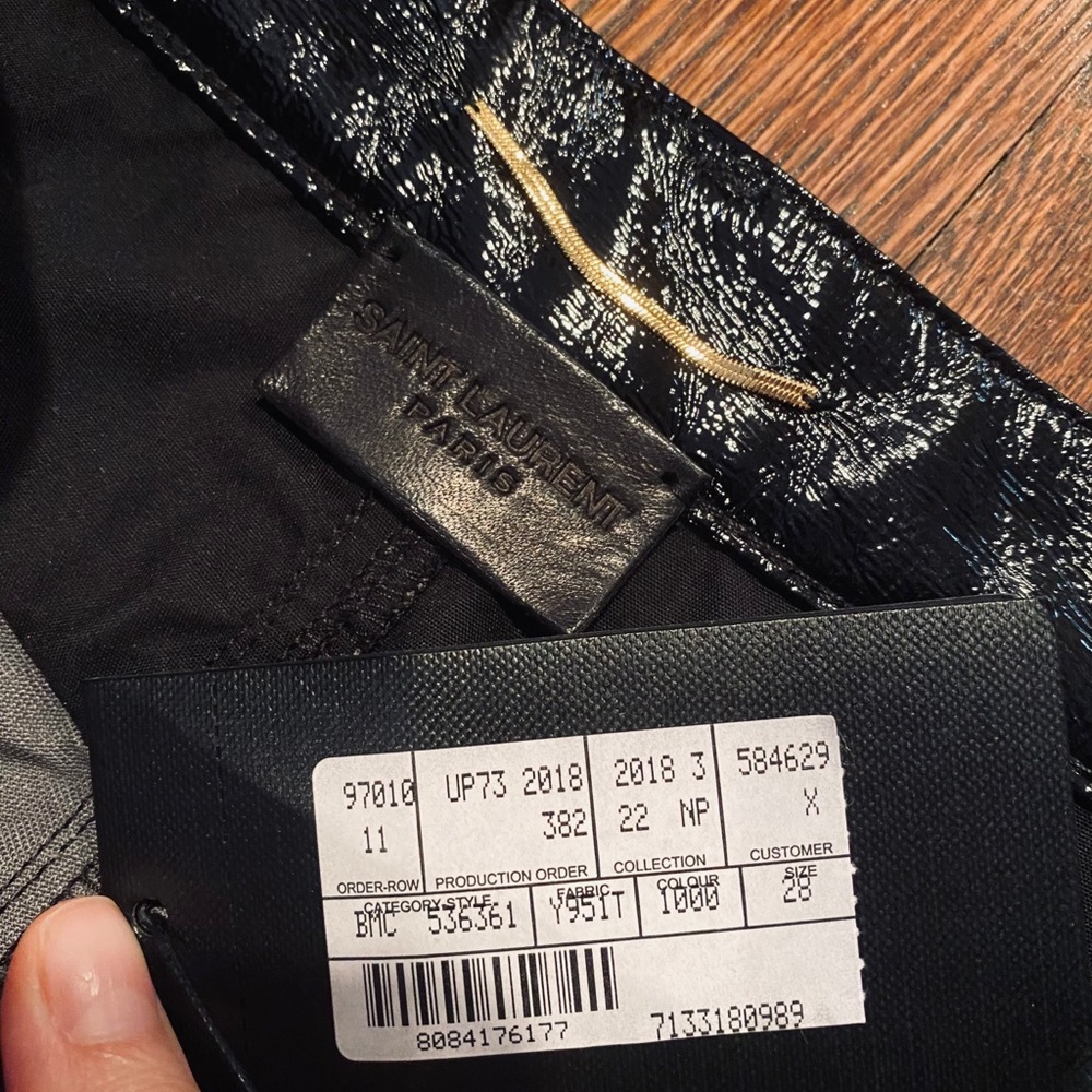 SAINT LAURENT Vinyl Trousers ✨NWT✨ - Picture 8 of 8